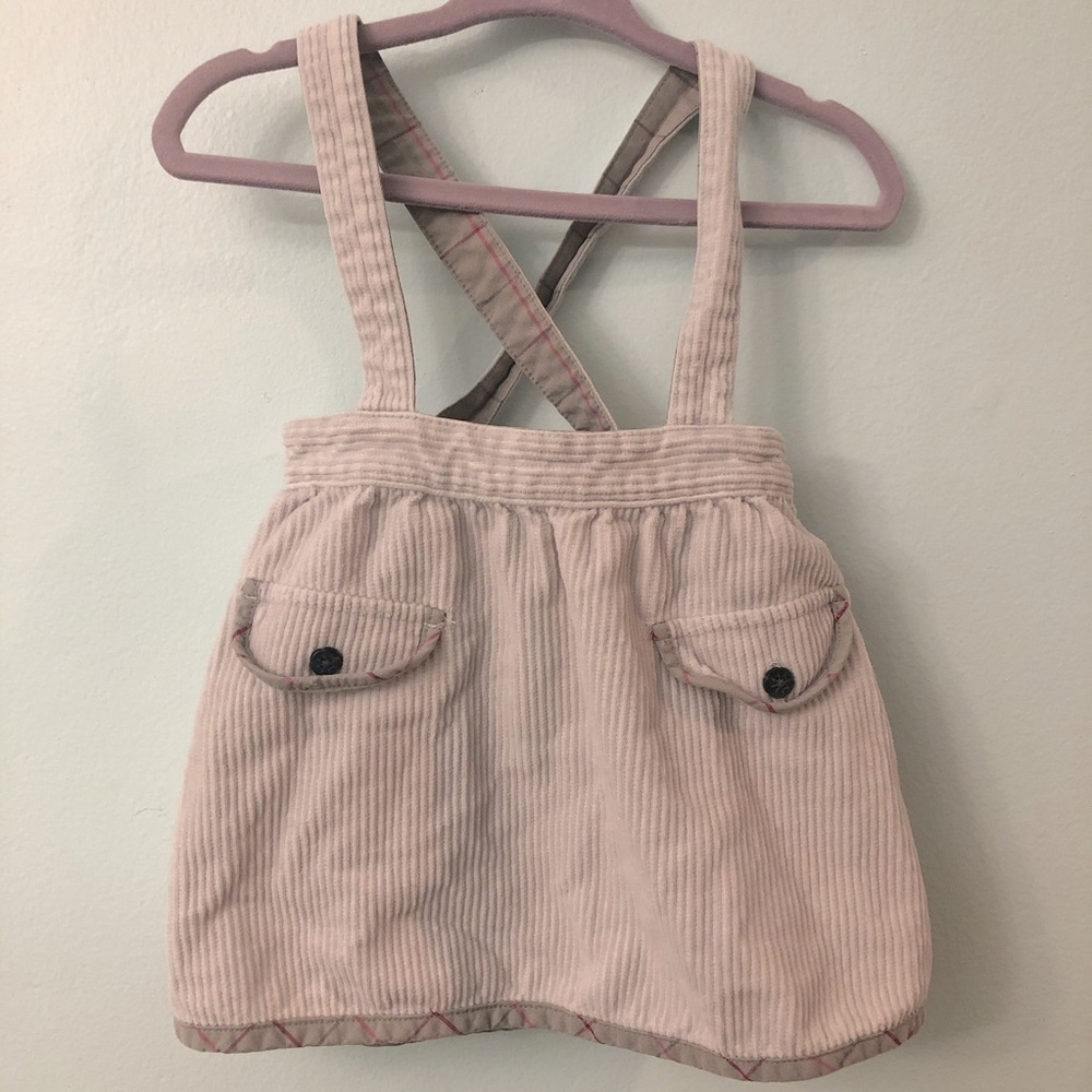 3-6m baby girl overall skirt jumper